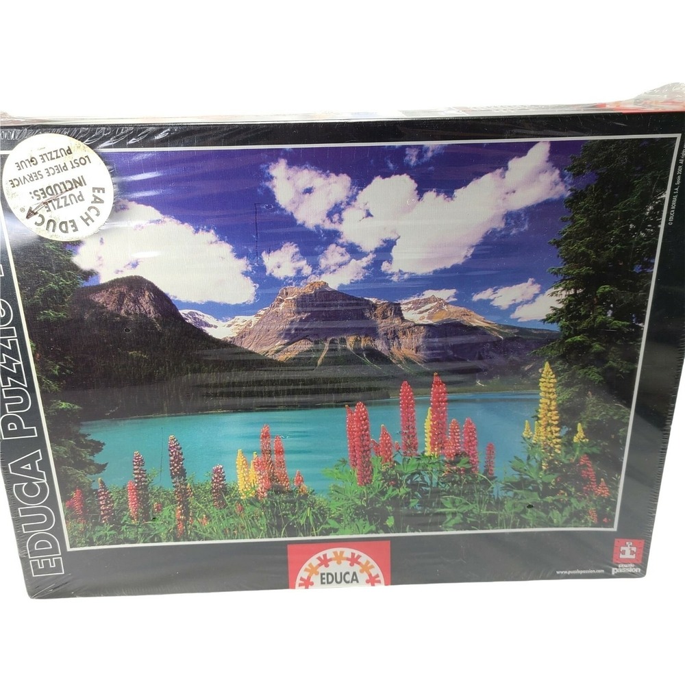 Educa Puzzle Emerald Lake Canadian Rocky Mountains 1000 Piece Large Size‎ NEW
